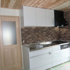 アンティークなレンガタイルの雰囲気がお気に入りです。