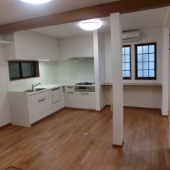 間仕切り壁を大胆に取り払い、使いやすい間取りに