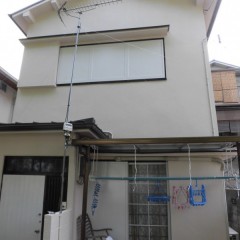 築４０年以上の木造住宅の外壁と屋根の改修です