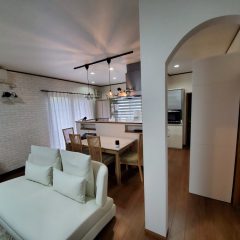 「やったかいがありました。」キッチンで家事をしながらＴＶが観れます！