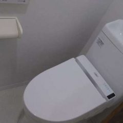 お掃除のしやすい明るいトイレに感動しています