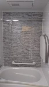 グレーのアクセントカラーが、落ち着いた雰囲気が醸し出されました。