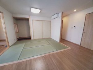 和モダンな和室に仕上がりました。