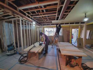 熟練の職人さんの腕によりをかけた工事は丁寧でスピーディーです。