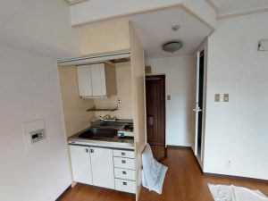 キッチンの老朽化が目立ちます。