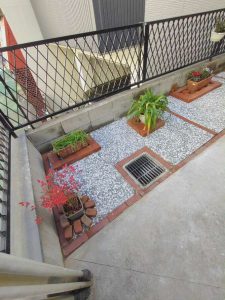 風通しが良く、明るく開放的な庭になりました