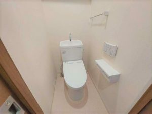 お掃除のしやすいデザインを選びました。すっきりとした空間がお気に入りです。