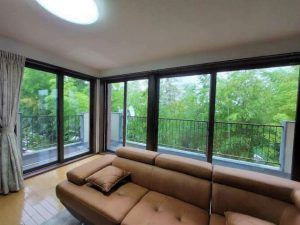 【リビング窓交換】ガラス面積を最大化して眺望性を高めました