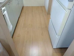 システムキッチンや電化製品とマッチしています